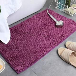Štýl fuchsia 70x140cm Chenille Anti Bath Mat