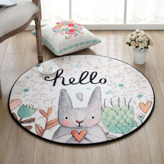 Hua duo štýl tu priemer asi 100 cm anti -slip