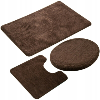 Kávový štýl 50x80 50x50 47x50 cm super absorbent 3 položky