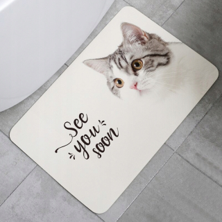 Štýl Kitty 60x39cm Nano Diatom Mud Soft Mäkt ły