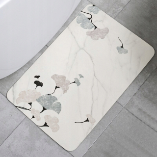 Ginkgo Style 60x39cm Nano Diatom Muud Soft Mat Rat