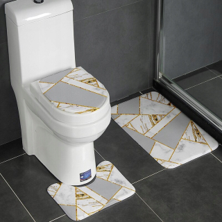 Zlatá čiara 3 ks 60x90cm hrubá flanel s