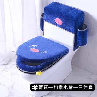 WC doska - Styl4 v štýle kúpeľňa sada dekorácie matná toaleta