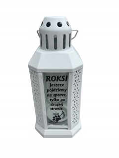 sviečka pre zvieratká, sviečka pre psa a mačku, + ľubovoľné gravírovanie, kovový lampáš