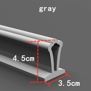 Šedý štýl 60 cm silikónová ochranná páska K