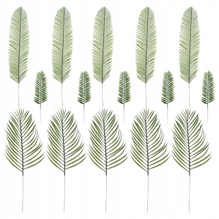Kúsky faux palm strom list gres wedding