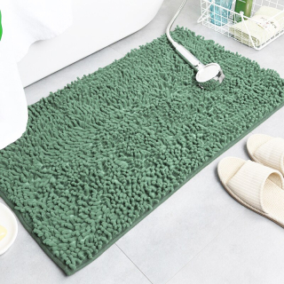 Štýl zelenej trávy 80x120cm Chenille Bath Mat
