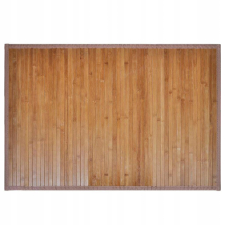 Kúpelňová predložka - Vidaxl bambusová kúpeľňa, 60 x 90, hnedá