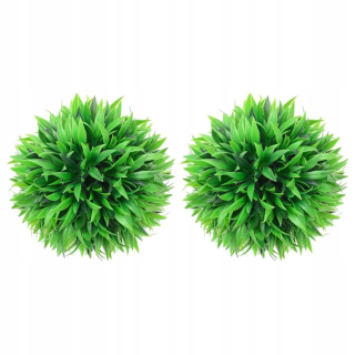 vidaxl umelé bowsball gule, 2 ks, 30 cm