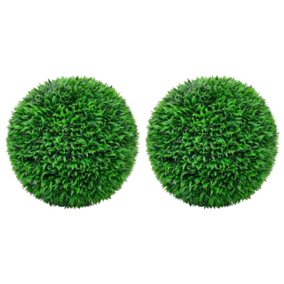 vidaxl umelé bowsball gule, 2 ks, 55 cm