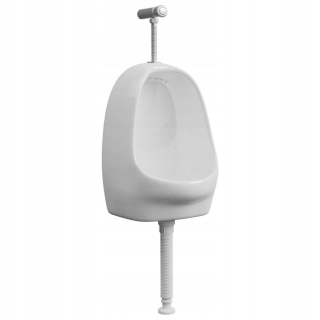 WC doska - Vidaxl Pisuar visiaci s opláchnutím ventilu,