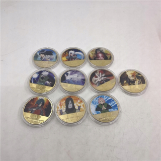 V štýle mince 10 kusov Ppkemon Saint Seiya One Pi