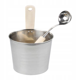 Sauna vedro - 4l Silver_Stile B