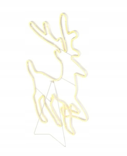 Vonkajšie vianočné osvetlenie - FreeStanding sobov Neon LED 360 dekorácie
