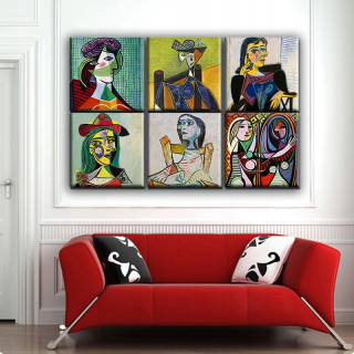 Www -time4Art -pl 6 obrazov Pablo Picasso 6x 30x30