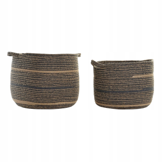 DKD DOMOVÝ DECONE Basket Set sada Juta Cotton (41 x
