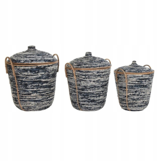 DKD Home Decor Rattan Boho koše (51 x 5