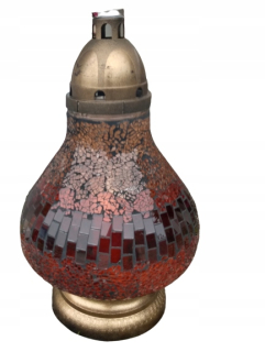Večné svetlo, kahanec - Znicz karafa zdobené výška 38 cm