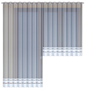 Hotová záclona - Klasický žakárový záves 300 cm x 250