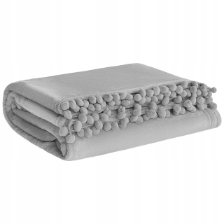 Prikrývka - Deka z polyesteru Spod Igly i Nitki 150 cm x 200 cm odtiene sivej