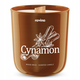 Sviečka - Tradičná sójová sviečka Cinnamon Ravina 1 ks.