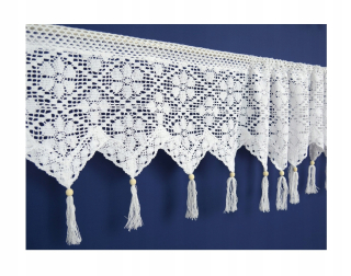 Záclona na mieru - Bavlnený metrák, 45 cm