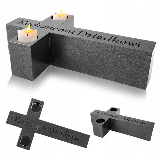 Veľký mramorový zapaľovač s gravírovaným venovaním pre dedka