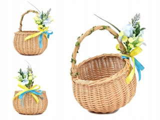 Prútený veľkonočný košík Sklep Wiklinowy Bolerek 20 cm