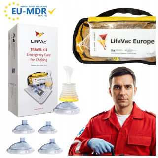 LifeVac súprava s odsávacou pomôckou a štyrmi maskami