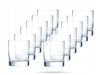 Arcoroc Islande nízke poháre z tvrdeného skla, 12 × 300 ml
