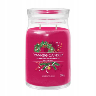 Vonná sviečka Yankee Candle Sparkling Winterberry 567 g