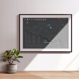 Stieracia mapa Krkonôš MZ-KRK1 68 × 48 cm