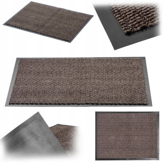 Čierno-hnedá vstupná rohož Kadax 180 × 120 cm, hrúbka 5 mm
