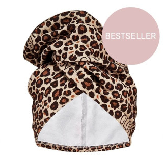 Turban na vlasy GLOV Hair Wrap s leopardím vzorom