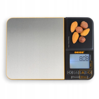 Kuchynská váha Deiss PRO DKSC1510U s dvoma platformami, do 5 kg