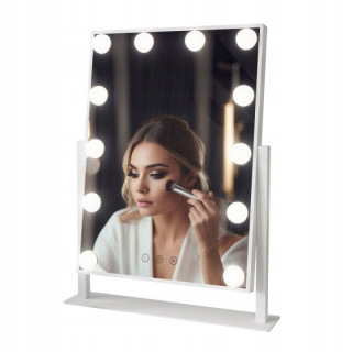 Kozmetické zrkadlo Ikonka BELLA s 12 LED a dotykovým ovládaním