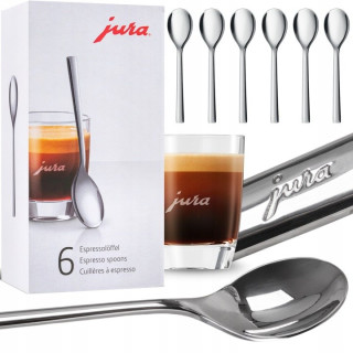 Lyžičky na espresso JURA približne 11 cm, 6 ks