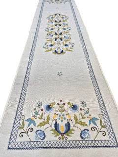 Gobelinový behúň s kaszubským vzorom 45 × 180 cm
