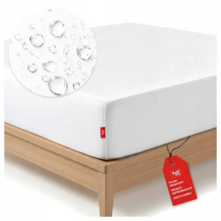 Nepremokavé prestieradlo Softimi 160 × 200 cm biele