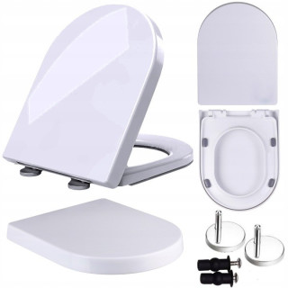 Mareani SEMTO biela WC doska 46 × 36 cm z duroplastu