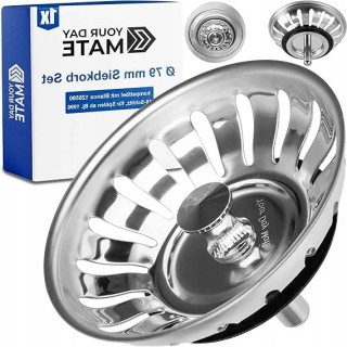 Nerezové sitko do drezu s čapom 79 mm, kompatibilné s Blanco