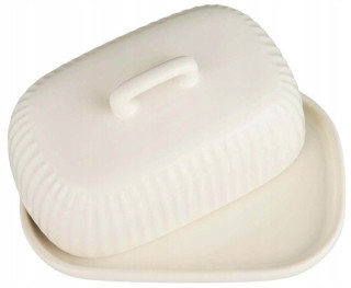 Ib Laursen Mynte Butter Cream maselnička, krémová kamenina
