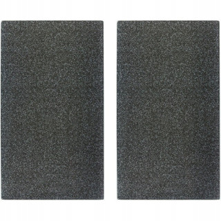 Zeller 26255 sada 2 sivých ochranných sklenených dosiek 52 × 30 cm