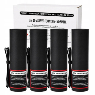 Scénická fontána Piromax PXT110, strieborné iskry do 2 m
