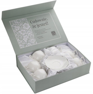 Porcelánové šálky Florina Gamma 330 ml, 6 ks