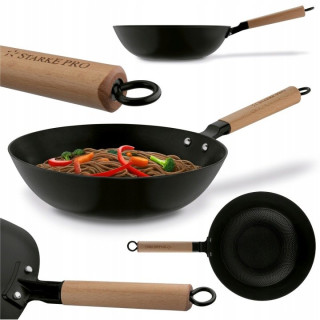 Starke Pro Hanoi liatinový wok 30 cm na indukciu