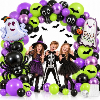 Balónová súprava Modebelle na Halloween so 118 balónmi