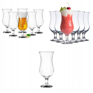 Sklenené poháre na stopke Glasmark 420 ml, 6 ks
