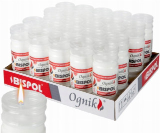 Parafínové náplne Bispol Ognik WP3, 24 kusov, 14,5 × 5,5 cm