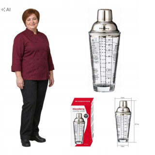 Klausberg KB-7647 sklenené šejkre 2 × 400 ml